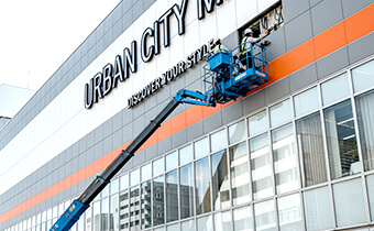 チェーン店舗のファサード点検事例